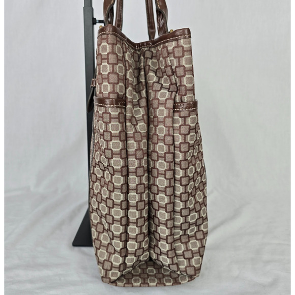 Nine West Tote Brown Tones 15" x 5" x 11" - Picture 13 of 16